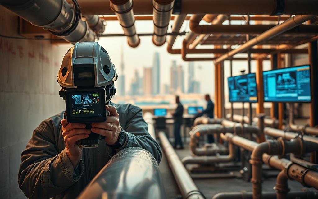 كشف تسربات المياه
