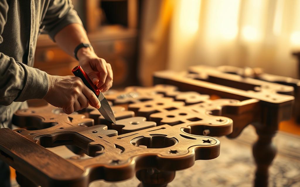 فك تركيب الأثاث بدقة