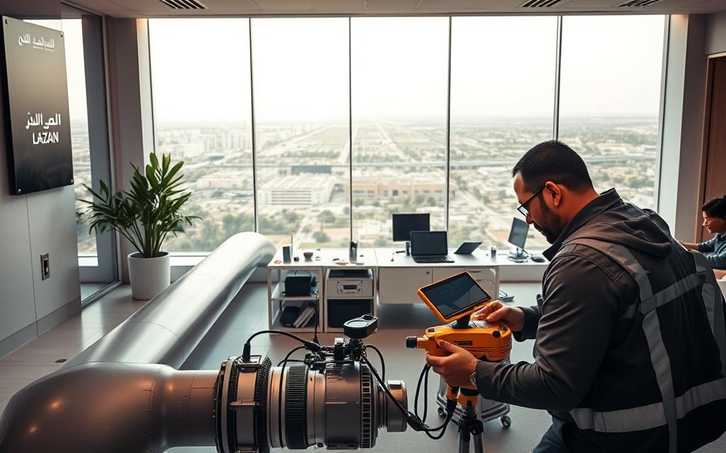 كشف تسربات المياة بجازان شركة موج