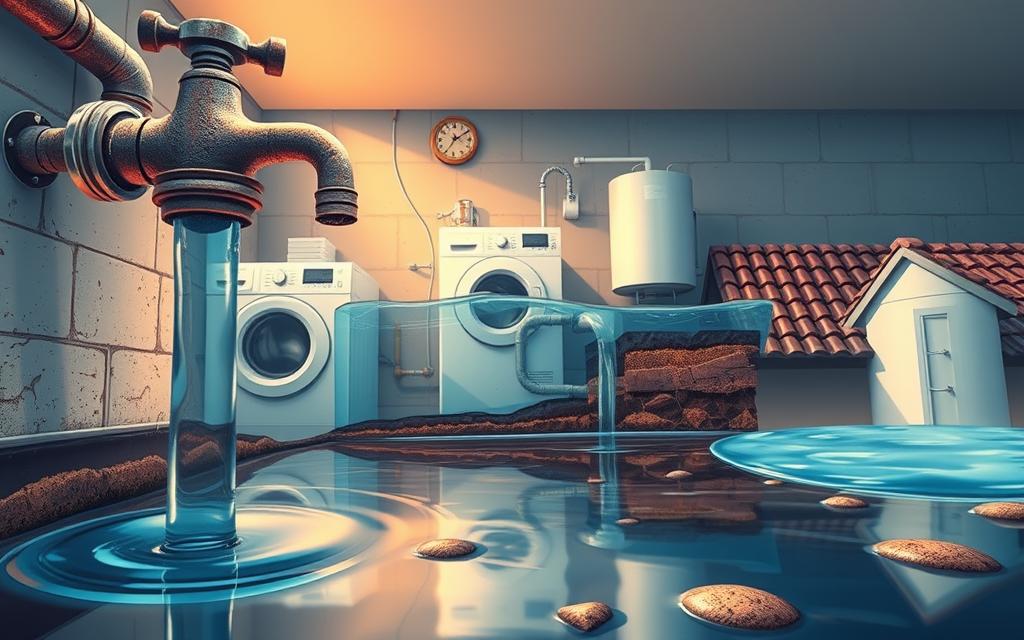 أسباب تسربات المياه