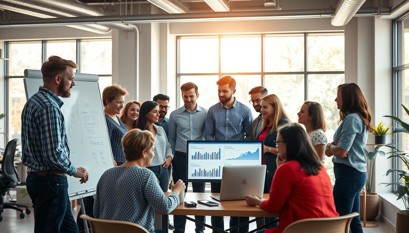 Teamarbeit im Lead Management
