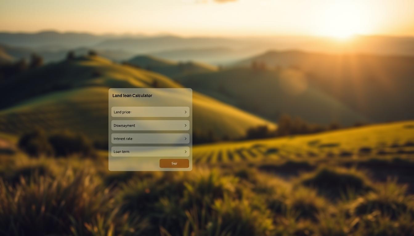 How to use a land loan calculator: inputs and outputs