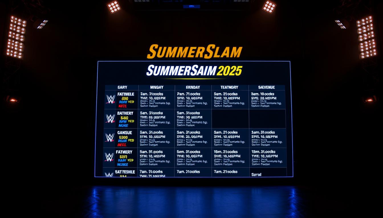 summerslam2025 schedule