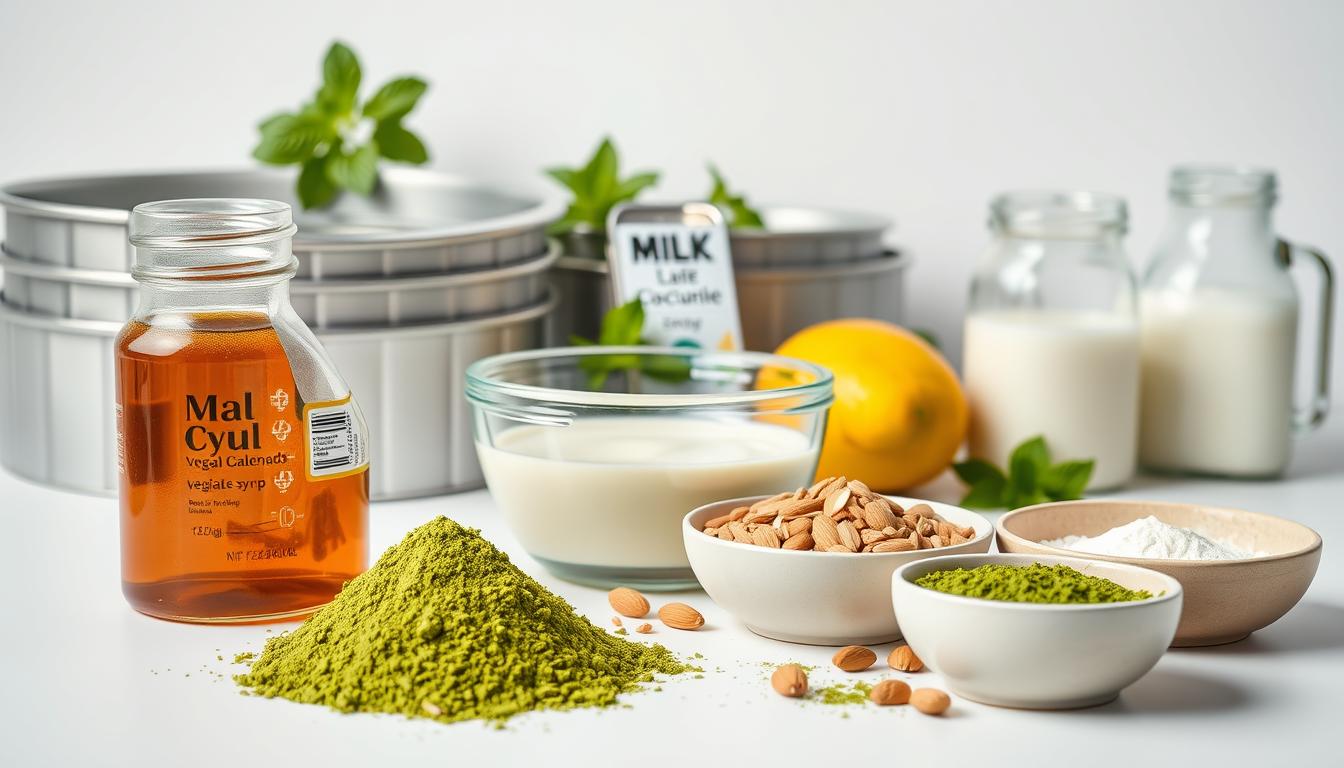 vegan matcha cake ingredients