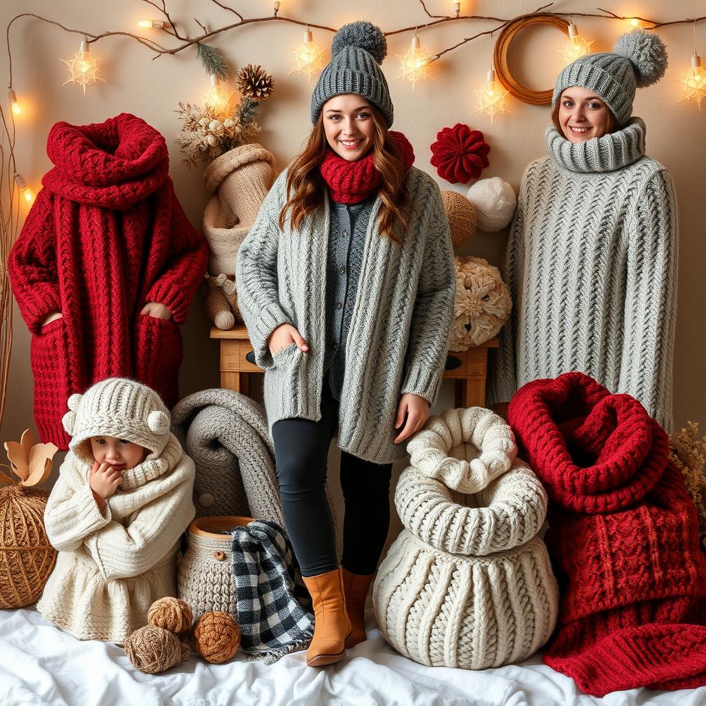 Winter-themed crochet projects for adults