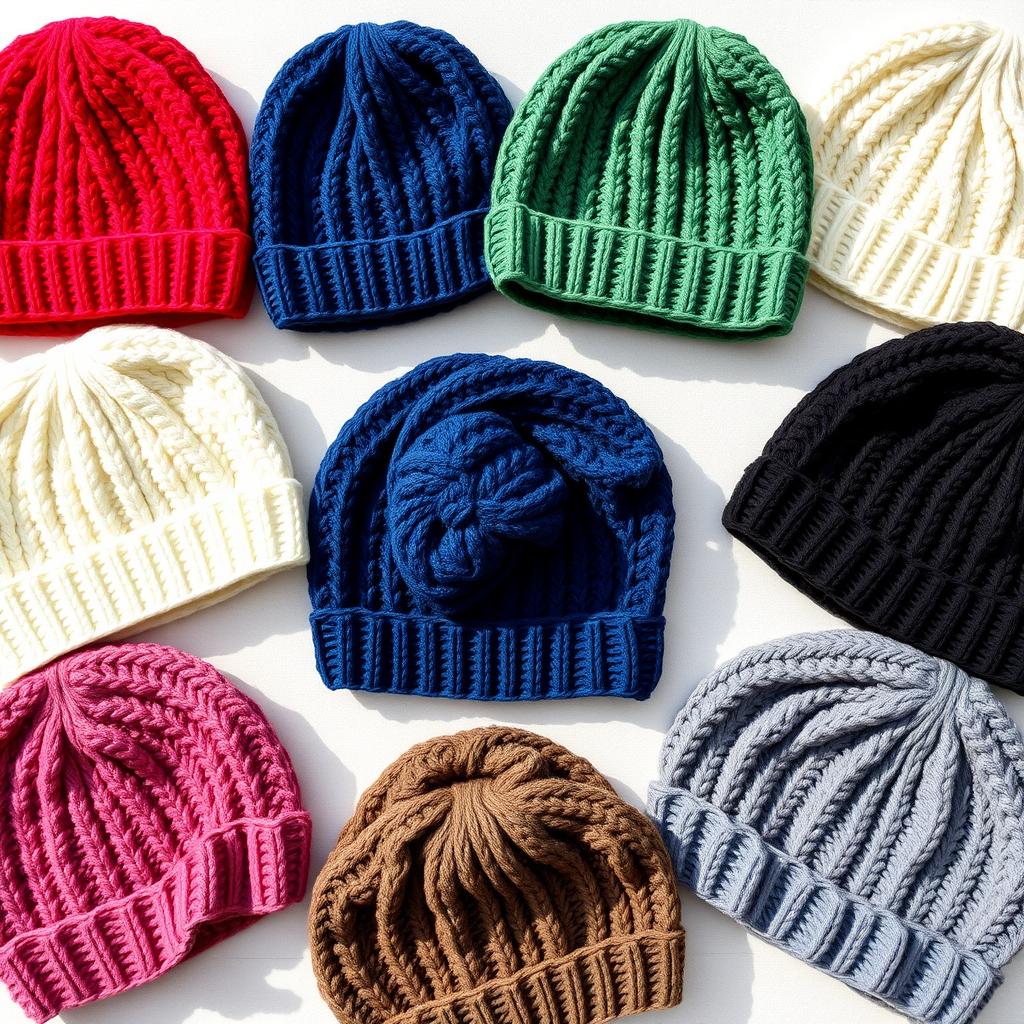 Collection of crochet hat patterns for adults
