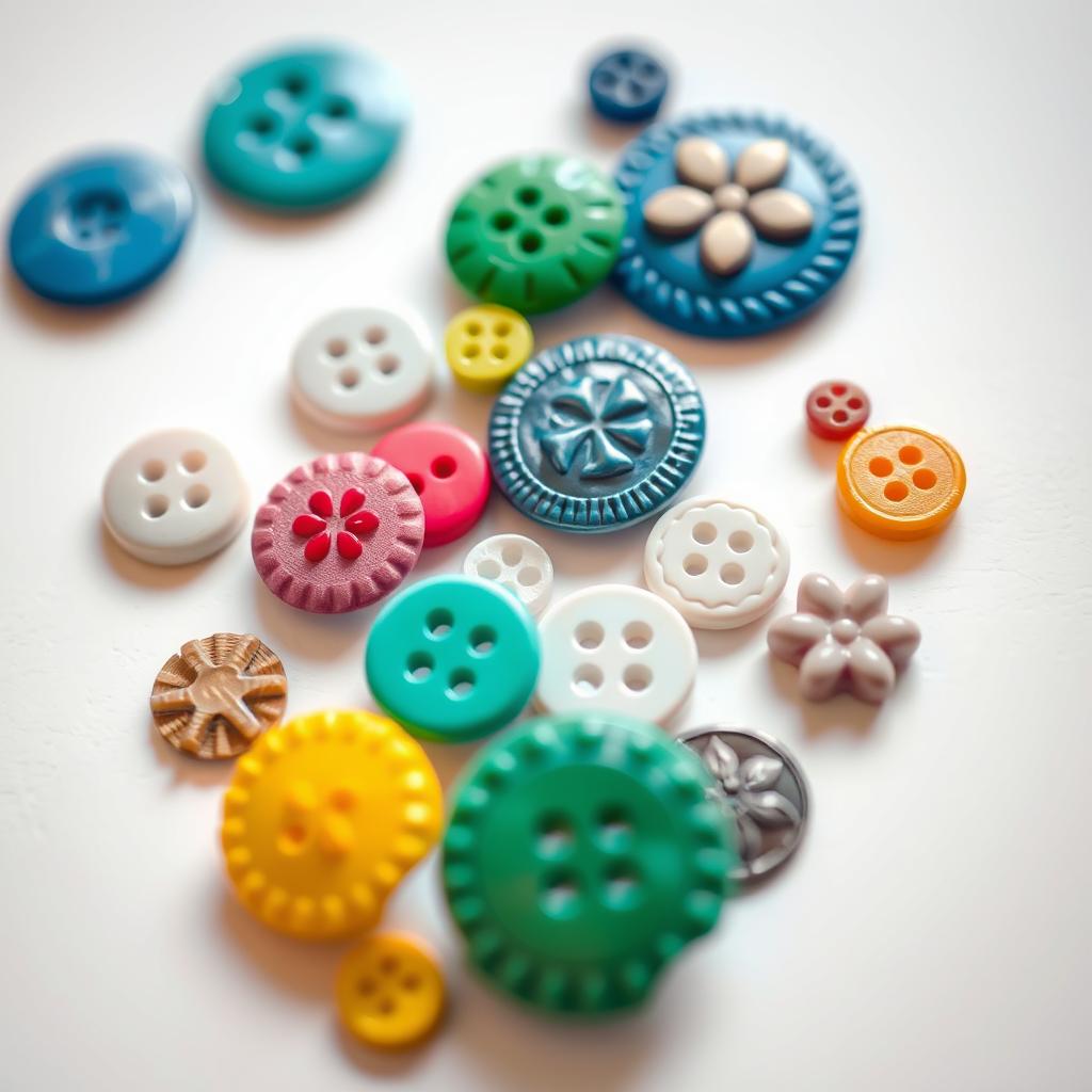 Decorative buttons that can be added to crochet hats