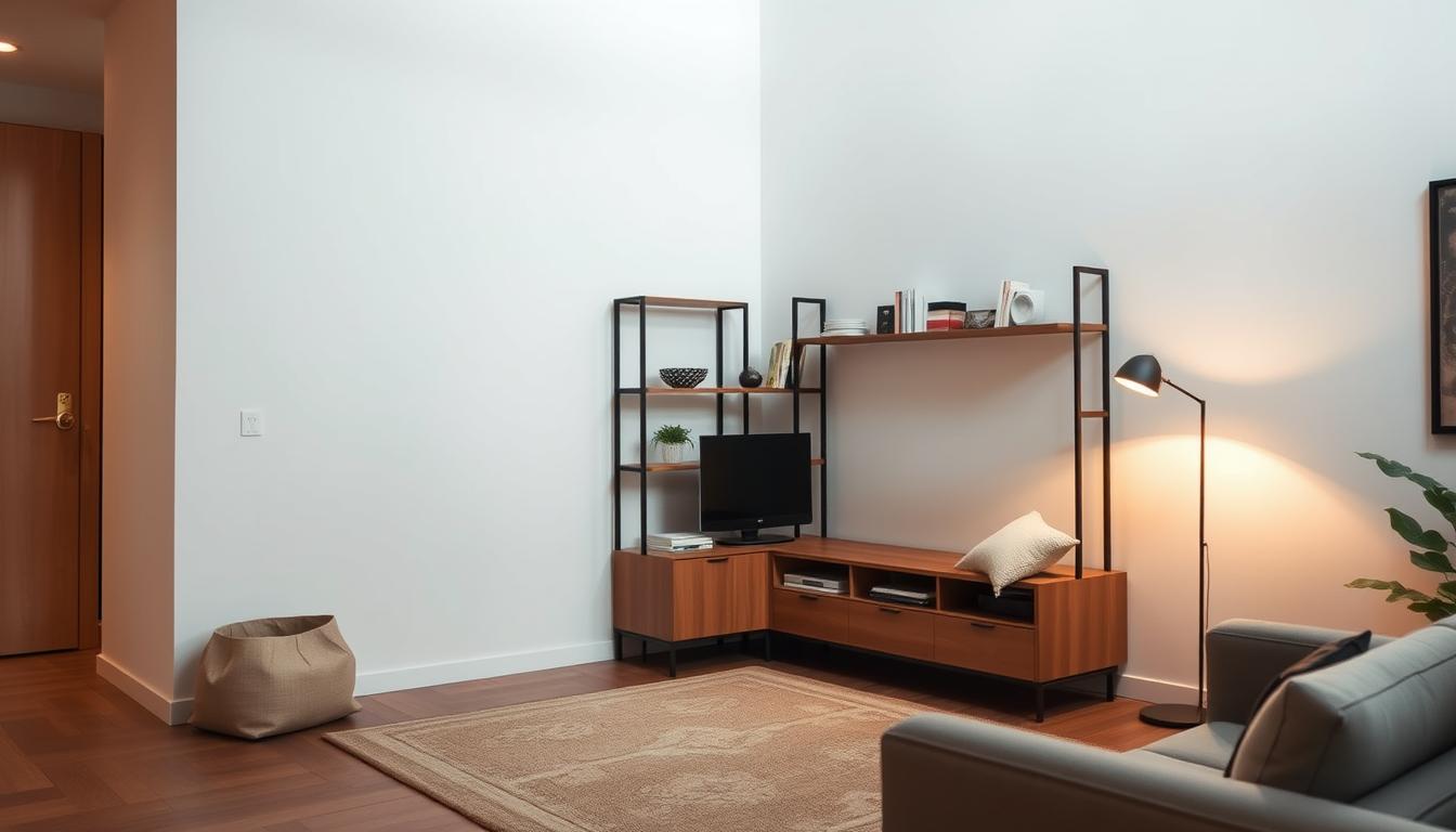 memanfaatkan sudut ruang dengan furniture multifungsi