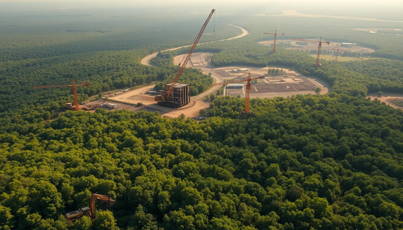 deforestasi akibat pembangunan infrastruktur