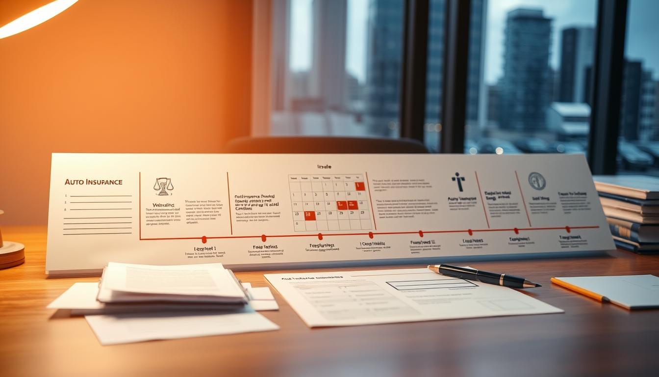 auto insurance legal dispute timeline