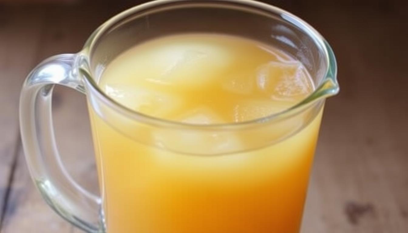 cold-pressed apple cider juice