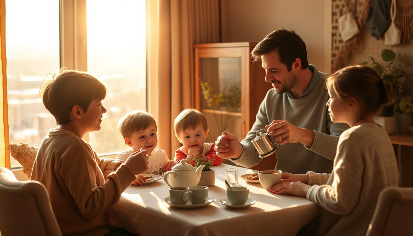 التواصل مع الأسرة في الصباح