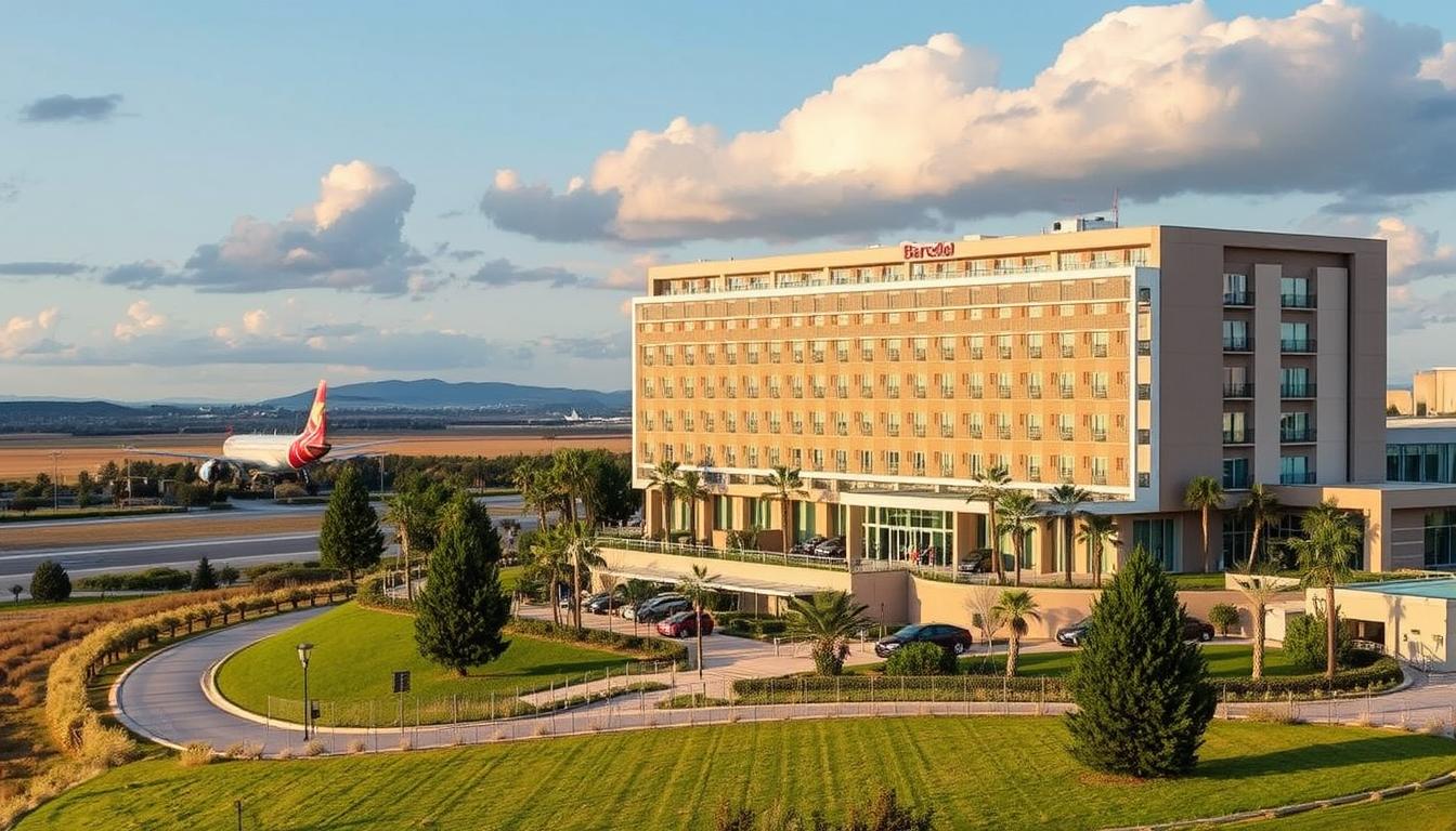 Image of a Barceló hotel near an airport