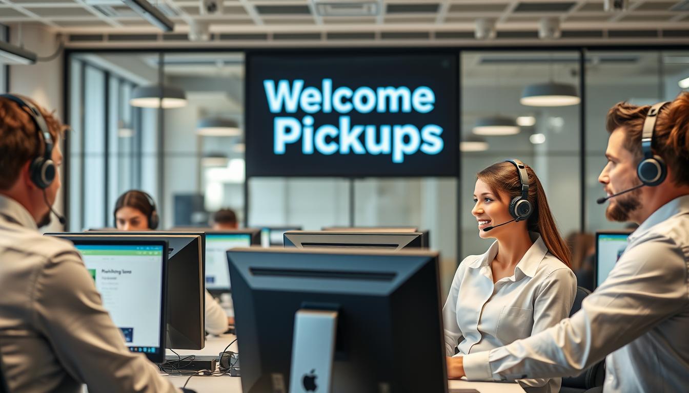 Welcome Pickups 24/7 customer support team assisting travelers
