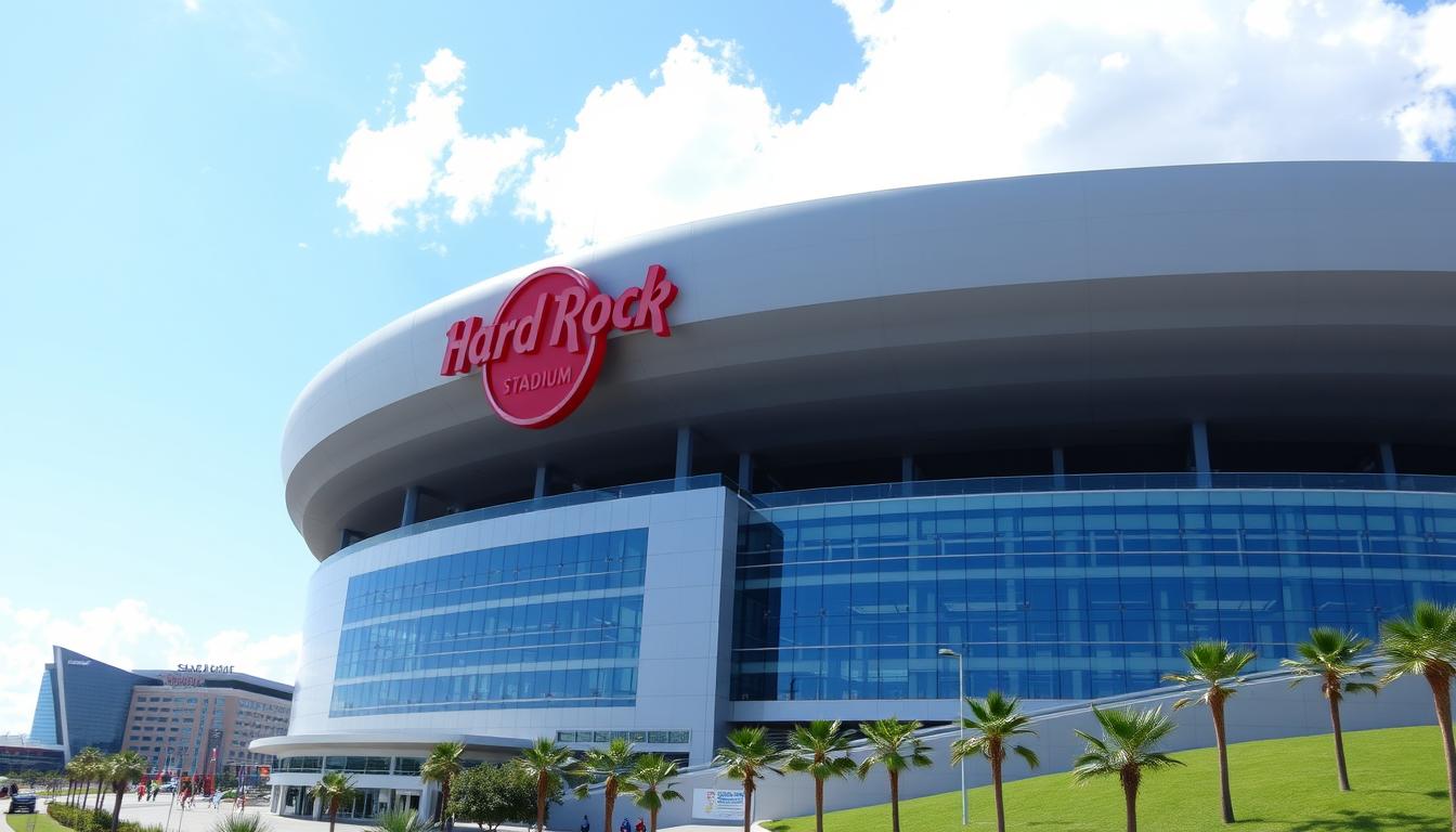 Image of Hard Rock Stadium's exterior