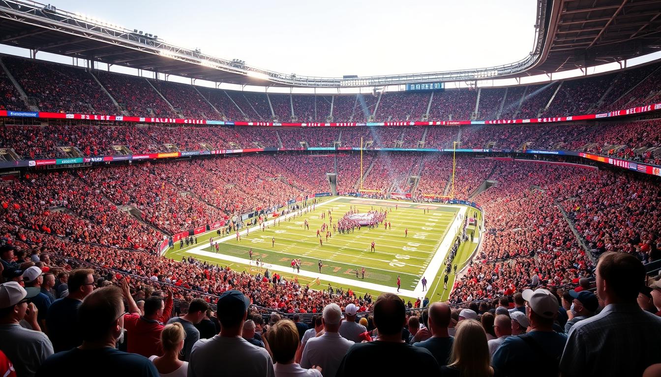 Image of Levi's Stadium with a packed crowd