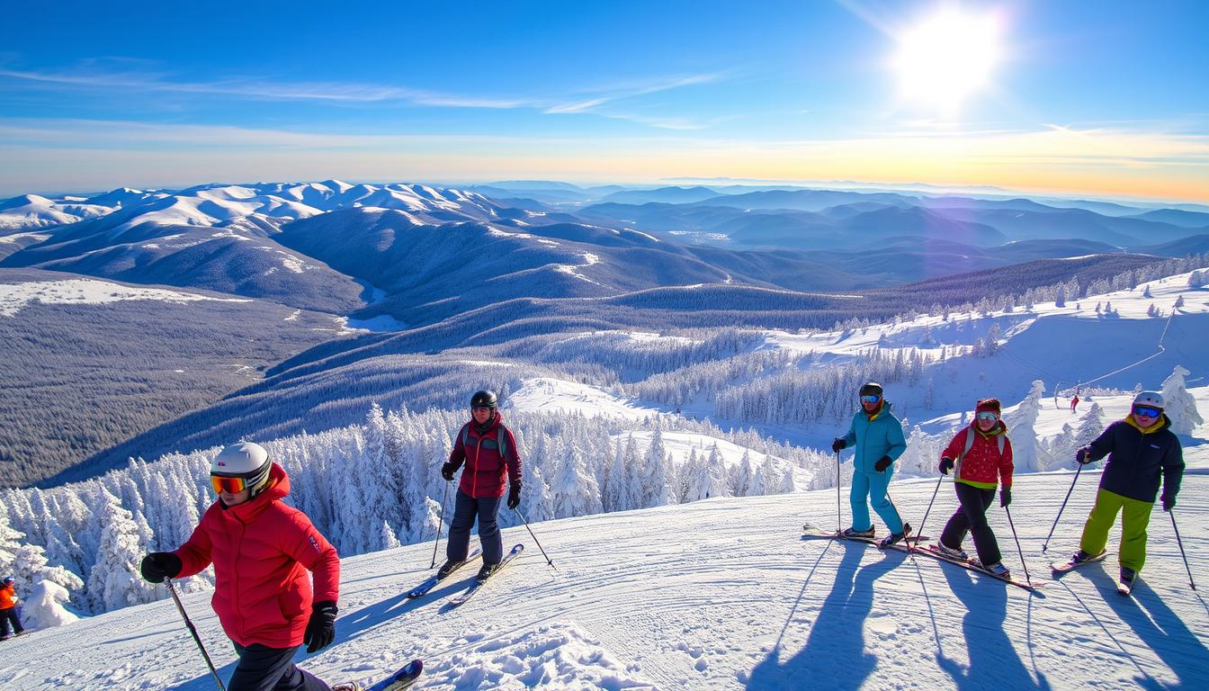 Image of skiers at Whiteface Mountain