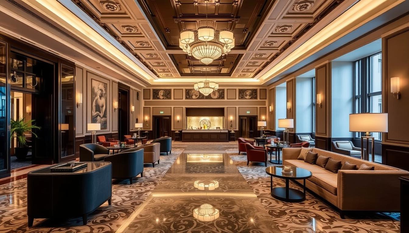 Image of a luxurious room at Madrid Marriott Auditorium Hotel
