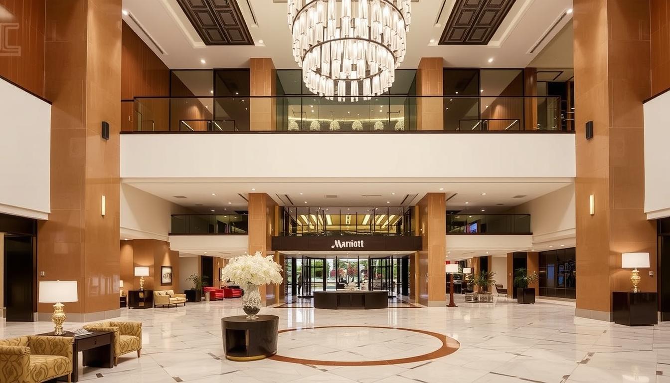 Image of Madrid Marriott Auditorium Hotel &amp; Conference Center's elegant lobby