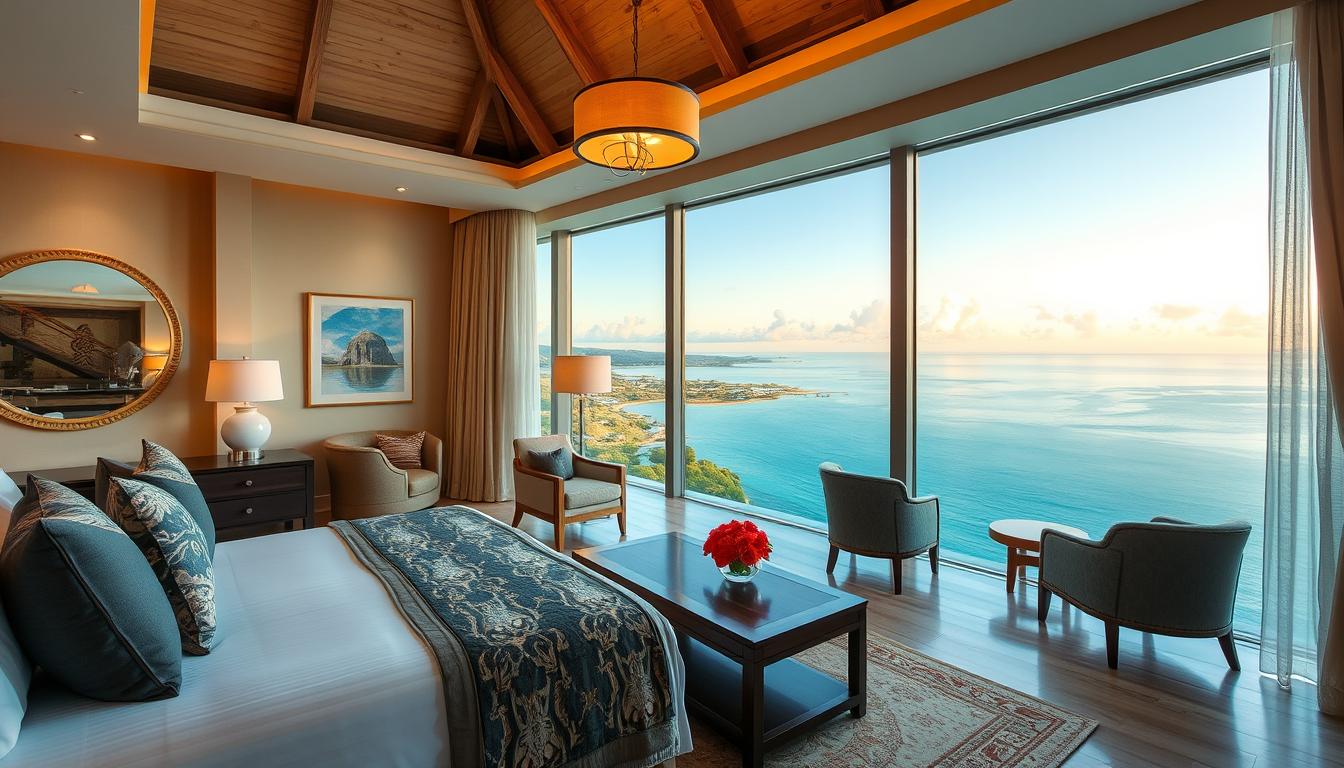 An image of a luxurious Enclave room at an all-inclusive resort.