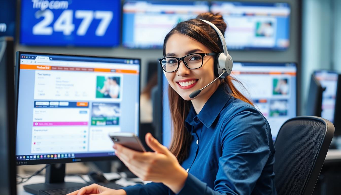 فريق خدمة العملاء في Trip.com متاح على مدار الساعة