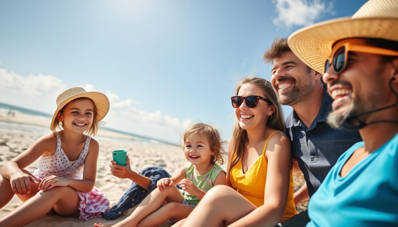 martin lewis travel insurance advice Image of a family enjoying a vacation together