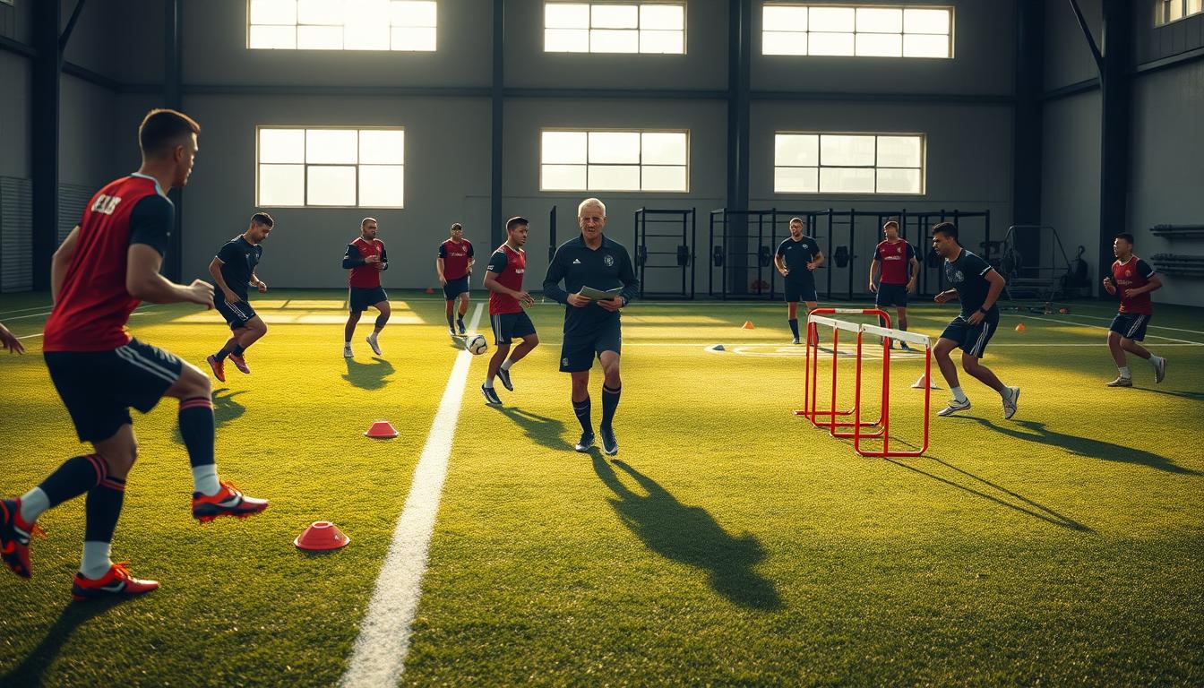Football team fitness analysis