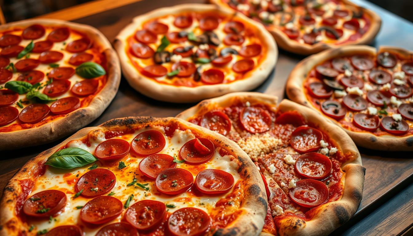 gourmet beef pepperoni pizza variations