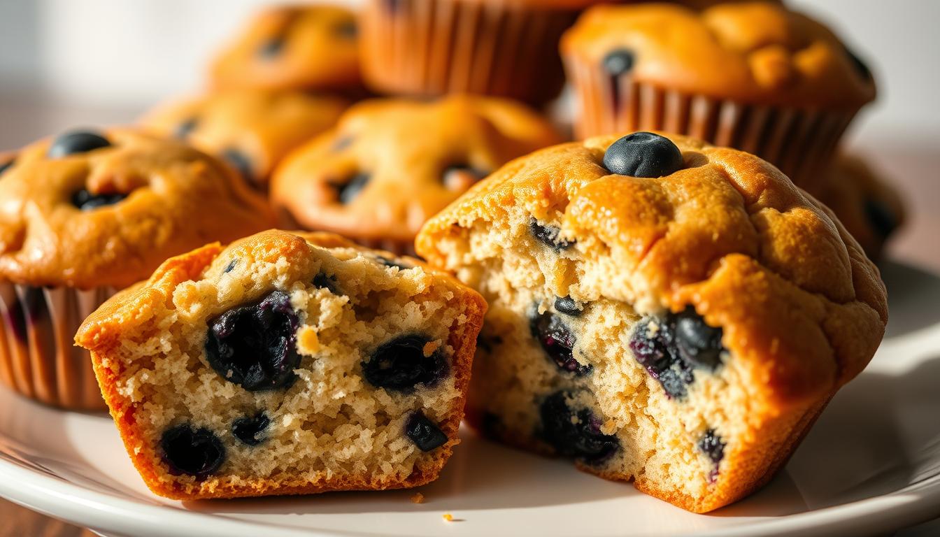 protein blueberry muffins