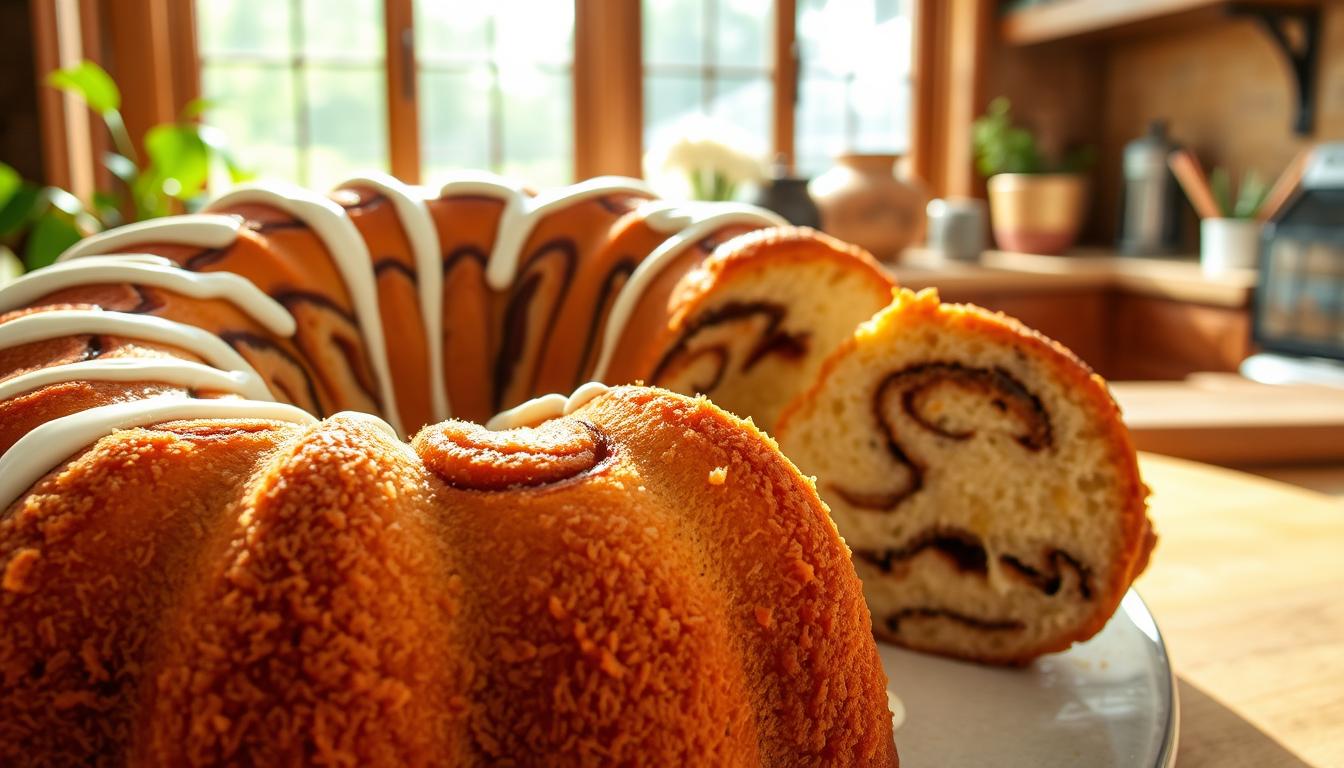 Delicious Cinnamon Roll Bundt Cake
