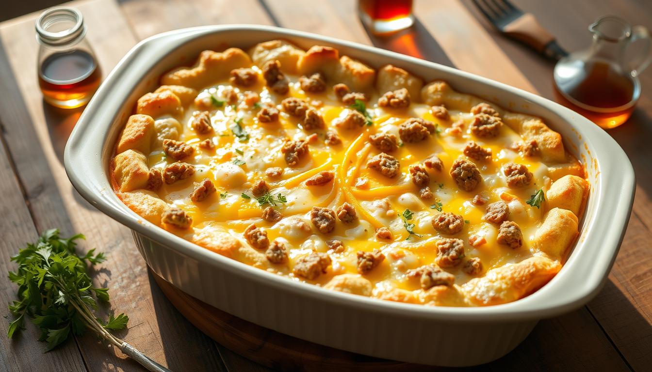 Sourdough Discard Breakfast Casserole