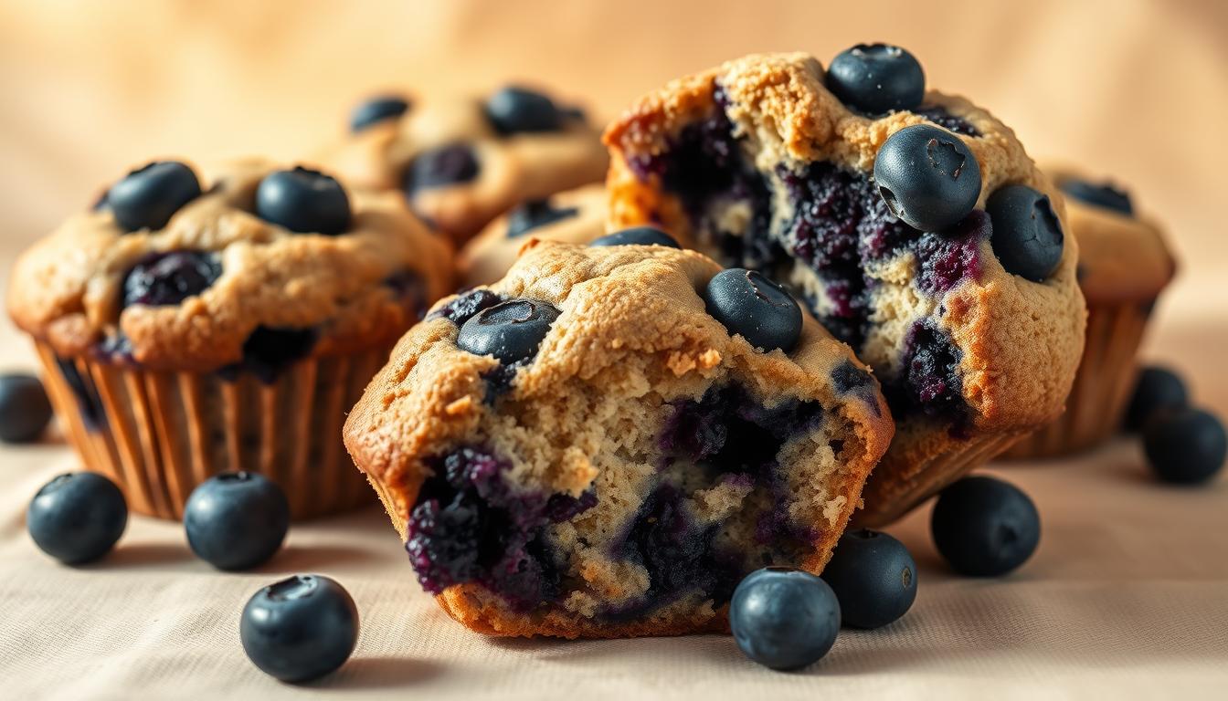 almond flour blueberry muffins