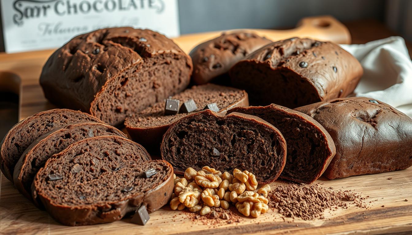 Chocolate Sourdough Bread Variations