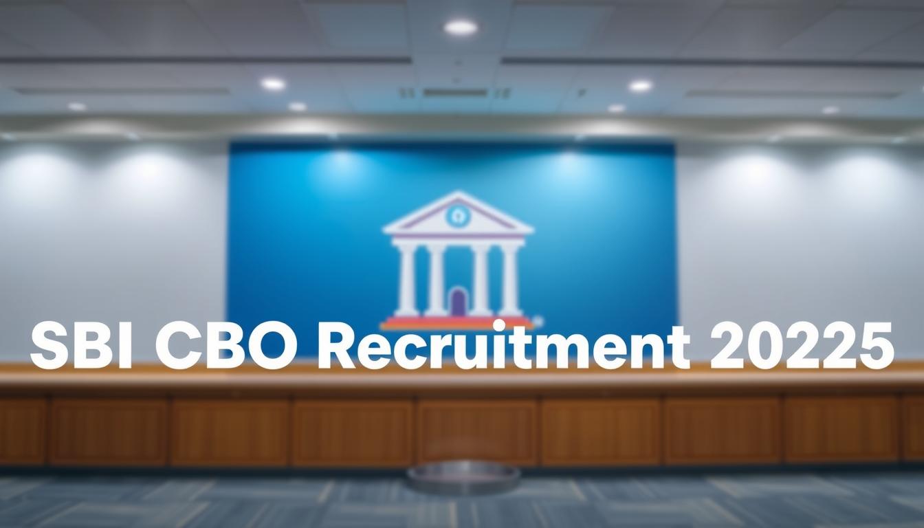 SBI CBO Recruitment 2025