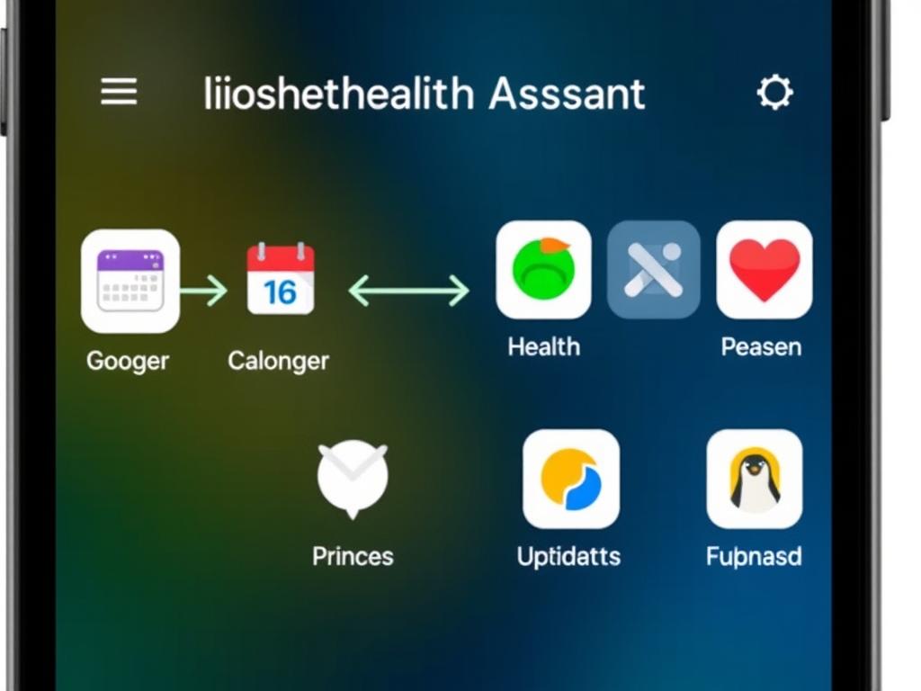 JioSphere Health Assistant syncing with other calendar and health apps