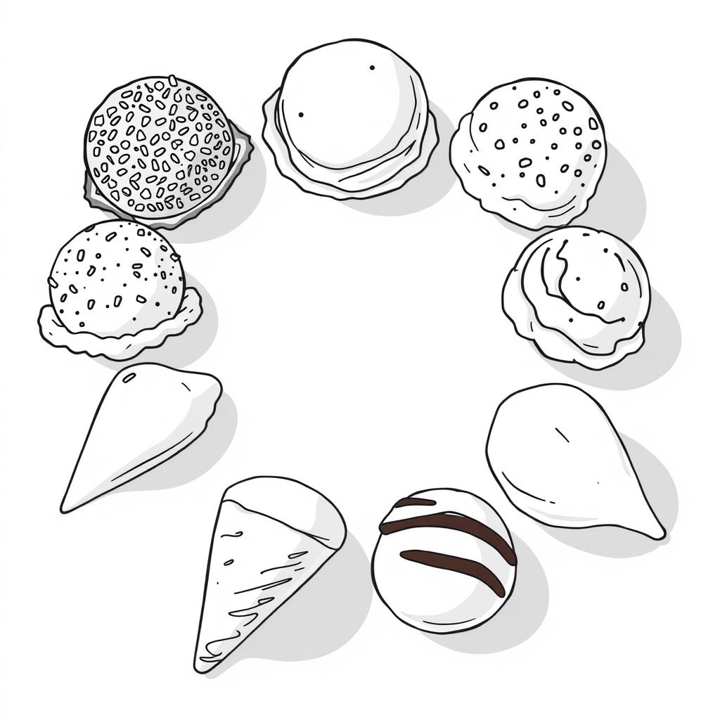 seasonal ice cream coloring
