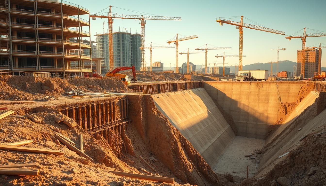 sloping and shoring methods