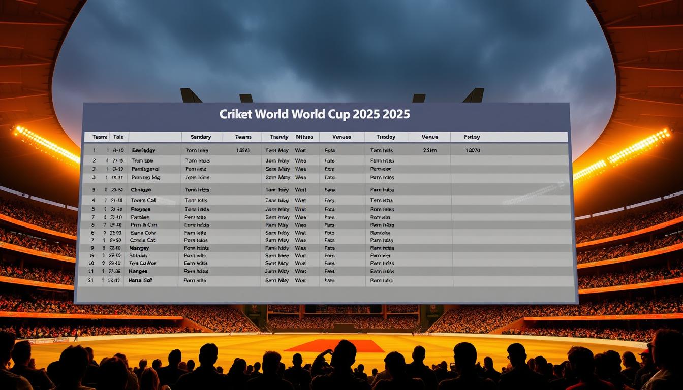 Cricket World Cup 2025