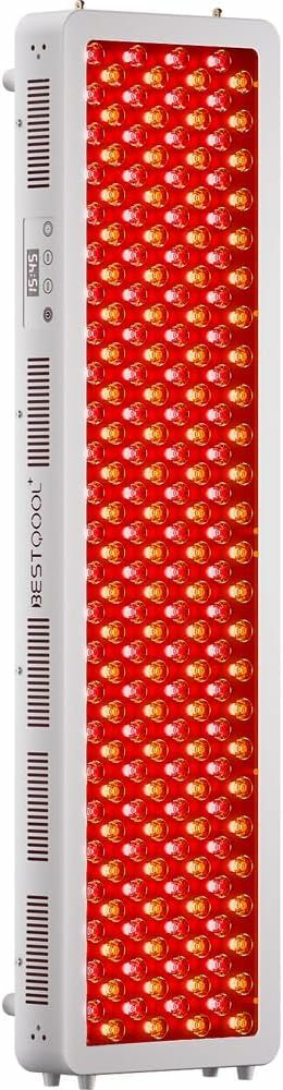 Bestqool Rotlichttherapie-Panel mit roten und nahinfraroten LEDs