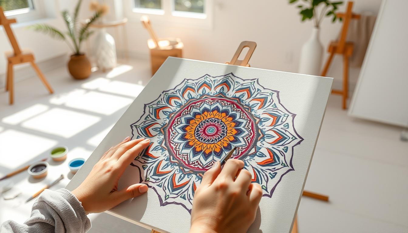 maltechniken für mandalas
