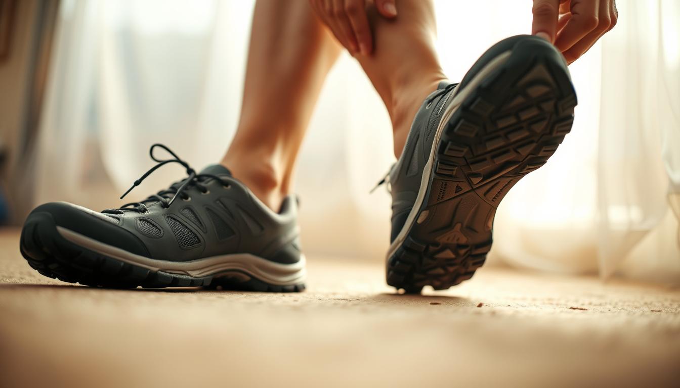 light hiking shoes fitting