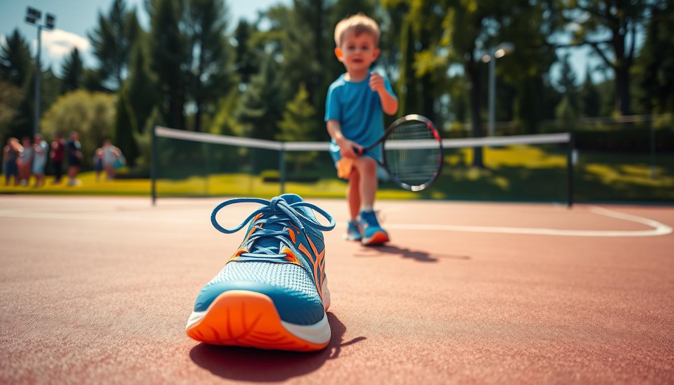 kids performance tennis shoes