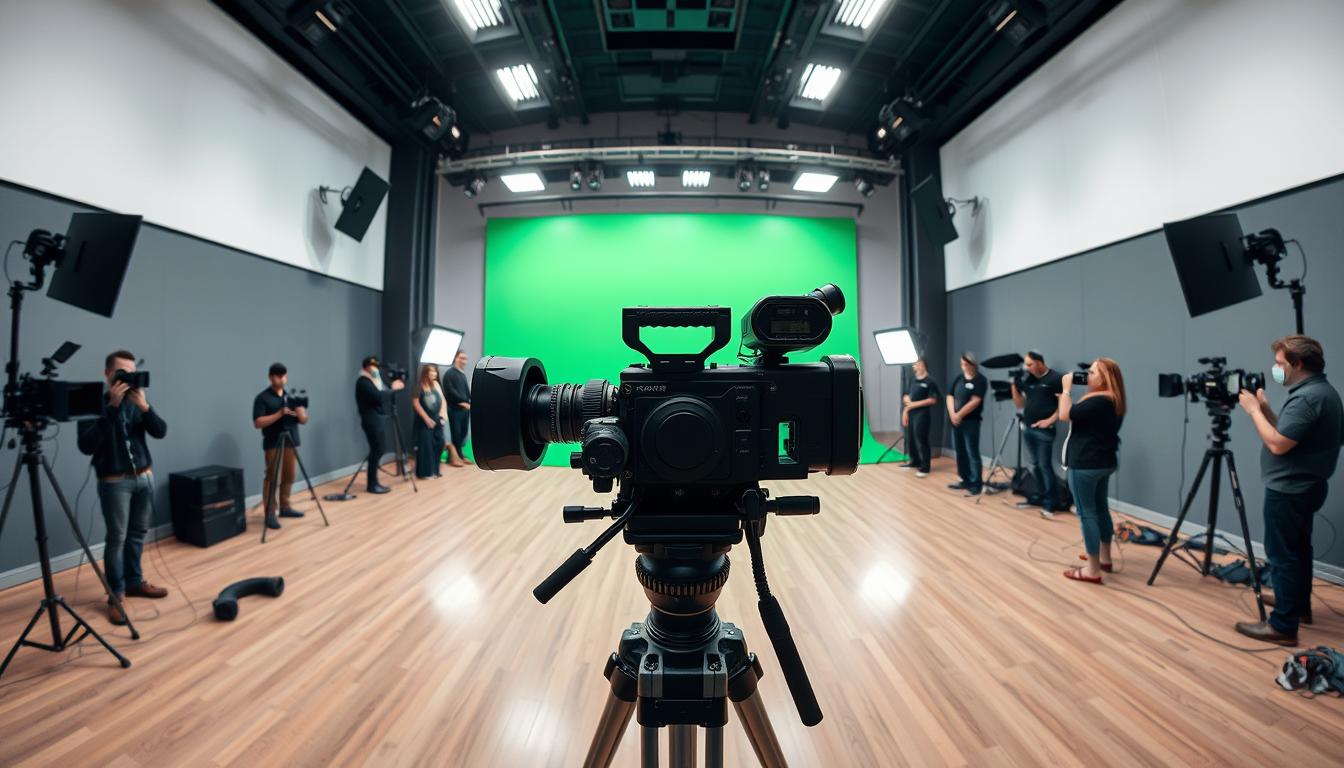 360-degree camera shooting process