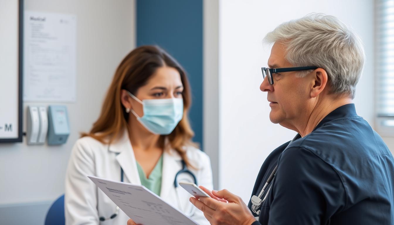 Patient discussing Alprazolam 1mg treatment plan with healthcare provider