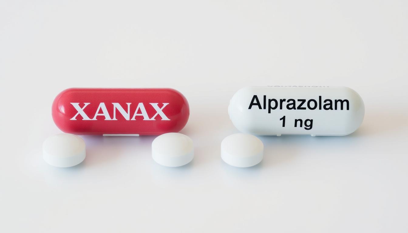 Comparison of brand-name Xanax and generic Alprazolam 1mg tablets