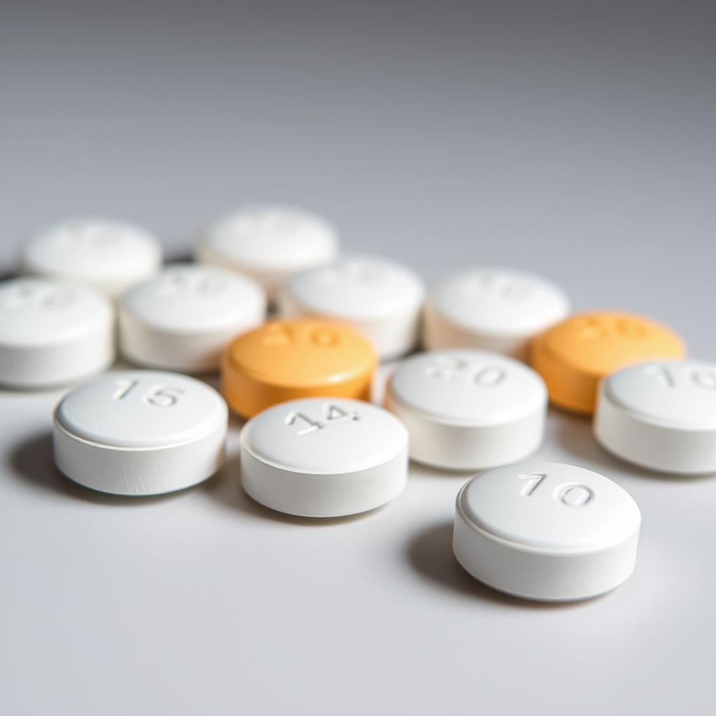 Adderall immediate-release tablets in different dosages