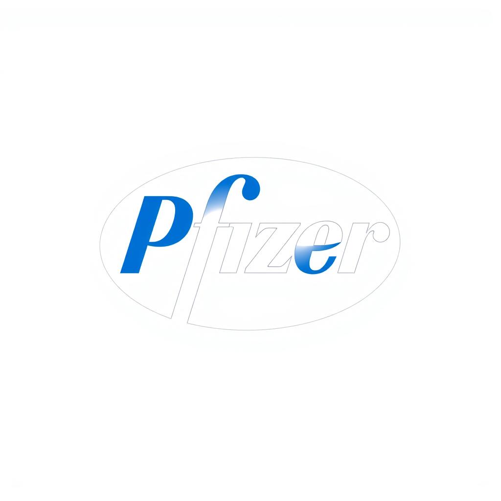 Pfizer logo, manufacturer of brand-name Xanax (Alprazolam 1mg)