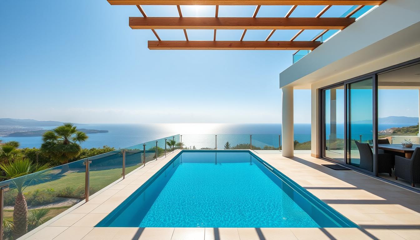 Luxusvilla mit Pool in Zypern mit Meerblick - Vermietung auf Zypern