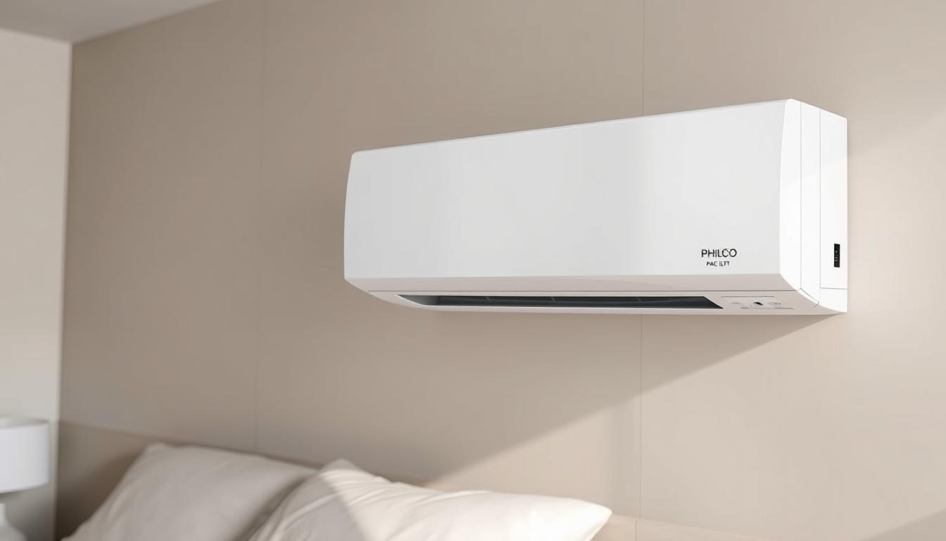 Ar condicionado Philco Inverter 12000 BTU PAC12FI instalado em quarto