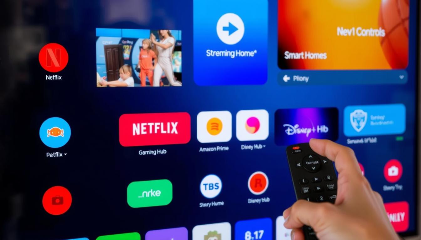 Interface Smart Tizen das melhores TV 4K Samsung Smart 2025